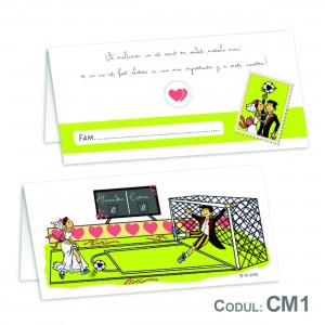 Place Card nunta CM01